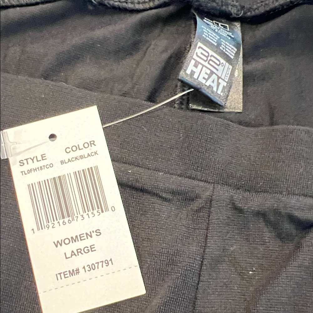 32 Degrees Women's Black Heat Pants